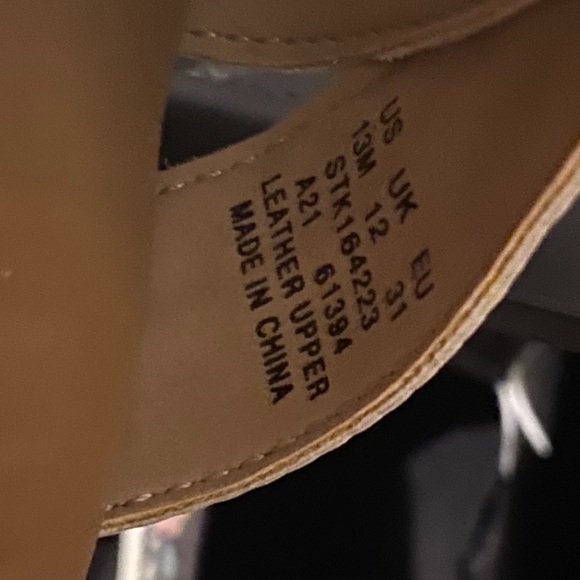 Girls Size 12 (fit my 6 yr old) Sperry Leather Size 13 - Picture 9 of 14